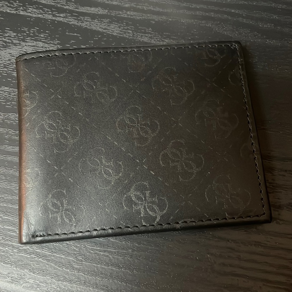 Stealth Black Mens Guess Wallet